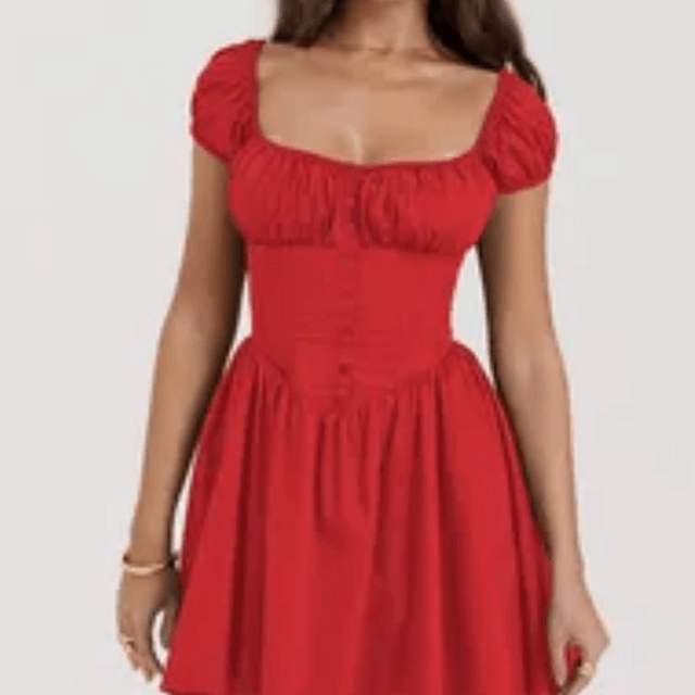 Robe Courte Rouge 